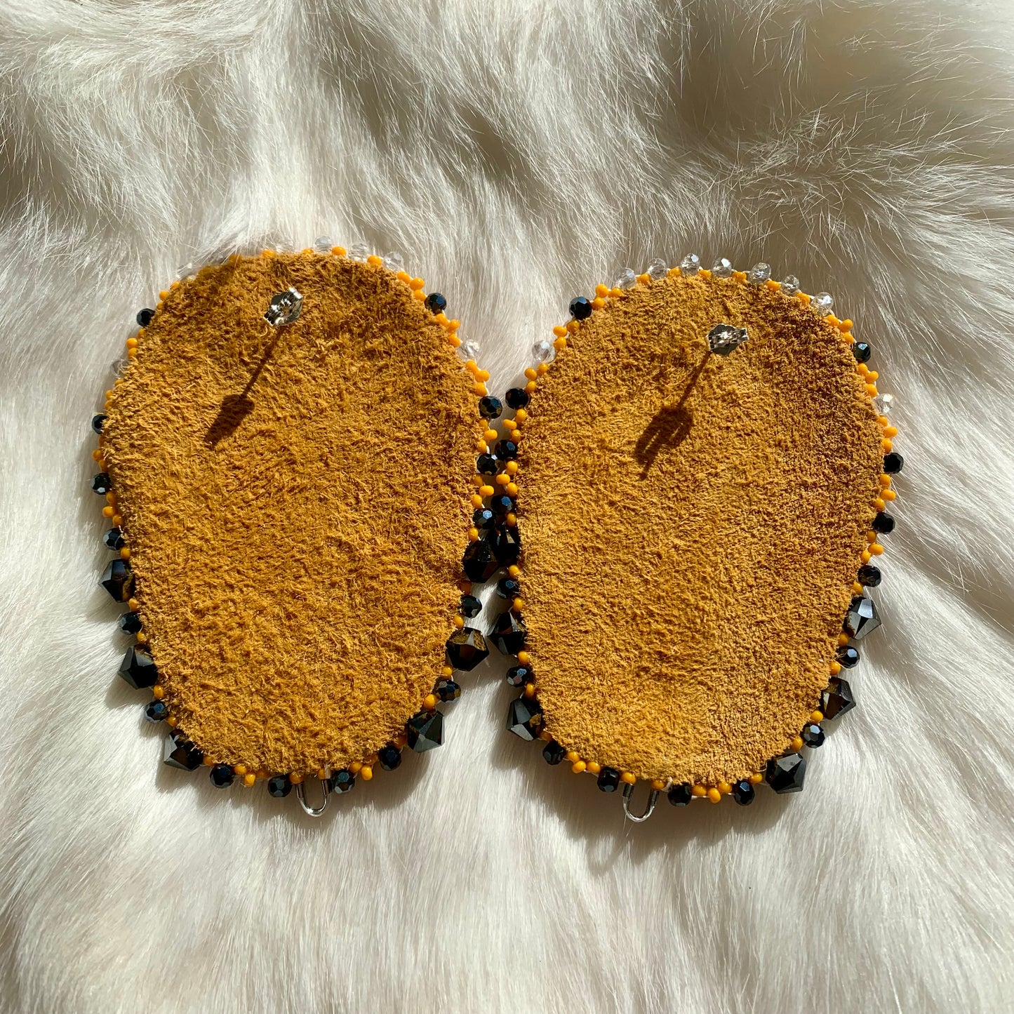Cîpayi-kîsikâw earrings