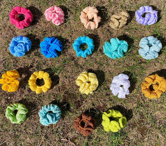 crochet scrunchie
